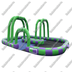 Надувной автодром «Молния», 18×15×2,5 м