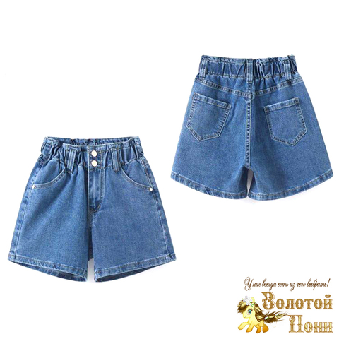 Шорты джинсовые д (2-7) 260419-CA620/В