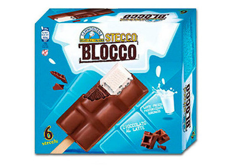 Мороженое "Стекоблоко" Sammontana, 390г