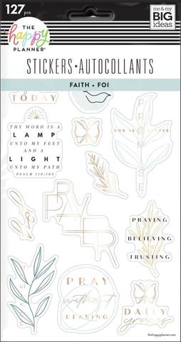 Блокнот со стикерами для ежедневника  Simple Faith - 5 Sticker Sheets -127шт