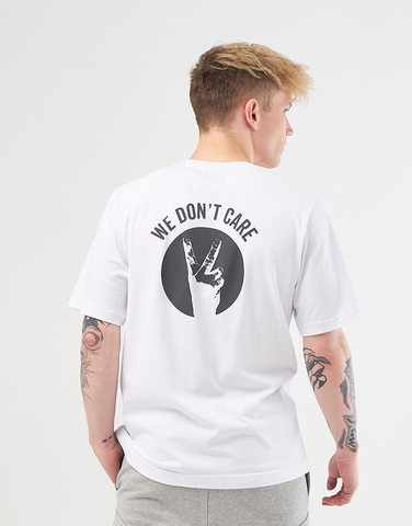 Футболка We Don’t Care V-Sign T-shirt White