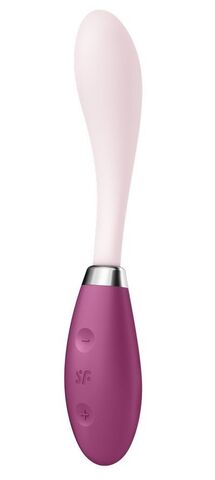 Розовый гибкий вибратор G-Spot Flex 3 - 19,5 см. - Satisfyer 4043814