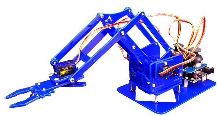 Набор для сборки и моделирования на базе Arduino UNO "Робот-манипулятор ...
