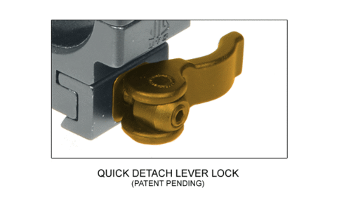 Кольца UTG Leapers на Ласточкин хвост, средние, 25,4 мм [RQ2D1154]
