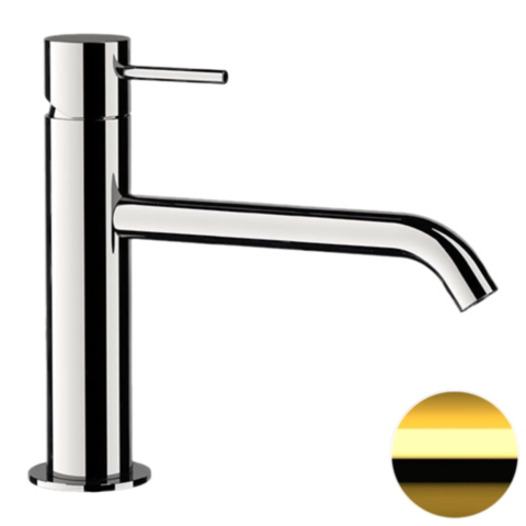 Remer X12ADO Смеситель для раковины Remer X Style X12ADO, золото глянцевое