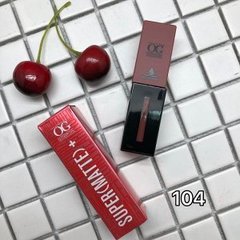 OG-C1607 Блеск для губ матовый стойкий SUPER MATTE тон 104