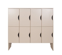 Шкаф детский для одежды 4 секции 2-х ярусный