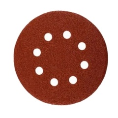 Круг шлифовальный универсальный STAYER ?MASTER? из абразивной бумаги на велкро основе, 8 отверстий, Р40, 125мм, 5шт