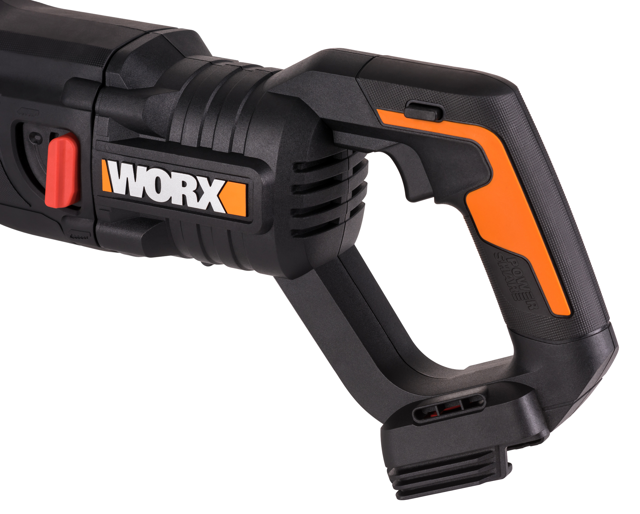 Сабельная пила аккумуляторная бесщеточная WORX WX516, 20В, 4Ач х1, ЗУ 2А.