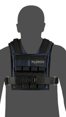 Жилет-утяжелитель Hard Training Filippov 13кг (синий), синий