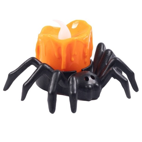 Свеча светодиодная HAPPY HALLOWEEN Паук