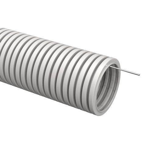 IEK 89-6-1-2050 Труба гофрированная ПВХ d 20 с зондом серый CTG20-20-K41-050I IEK , 50м , (шт.)