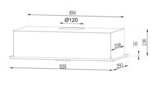Вытяжка LEX GS BLOC Light 600 WH