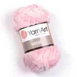 Пряжа YarnArt Mink 347 светло-розовый