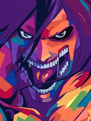 Картина по номерам Атака Титанов - Эрен