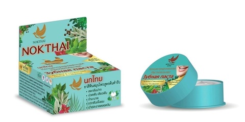 Nokthai CONCENTRATED Herbal Toothpaste (КОНЦЕНТРИРОВАННАЯ растительная зубная паста), 25 г.