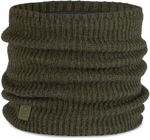 Вязаный шарф-труба с флисом Buff Knitted & Fleece Neckwarmer Rutger Silversage фото 1