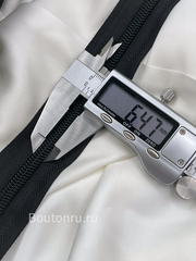 Молния черная метражом Т5 6,5 мм