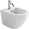 Ceramica Nova CN11002 Подвесное биде Uno, 1 отверстие под смеситель, с крепежом для полностью скрытого монтажа, цвет белый