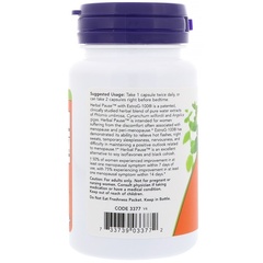 Now Foods, Herbal Pause с EstroG-100, 60 вегетарианских капсул