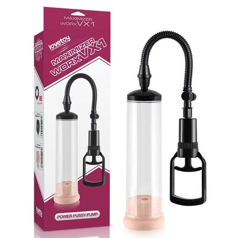 Вакуумная помпа с телесным вкладышем Maximizer WorxVX1 Pussy Pump - Lovetoy 361016-02