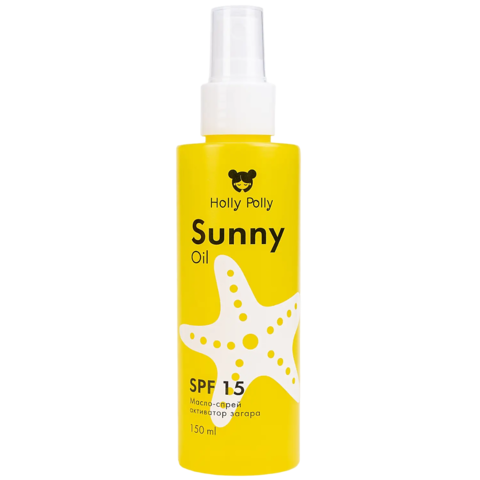 Holly Polly Масло-спрей активатор загара Sunny SPF15 150 мл
