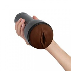 Мастурбатор Feel Stroker от KIIROO вульва (темно-коричневый)