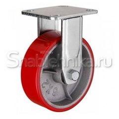 Большегрузная неповоротная колесная опора FCp 100 (полиуретан)