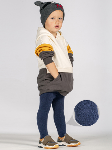 Детские махровые снаружи колготки W18.N15/789 Wola