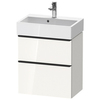 Duravit VA Раковина для мебели 60х40 см, с 1 отв под смеситель, цвет белый +WonderGliss 23686000001