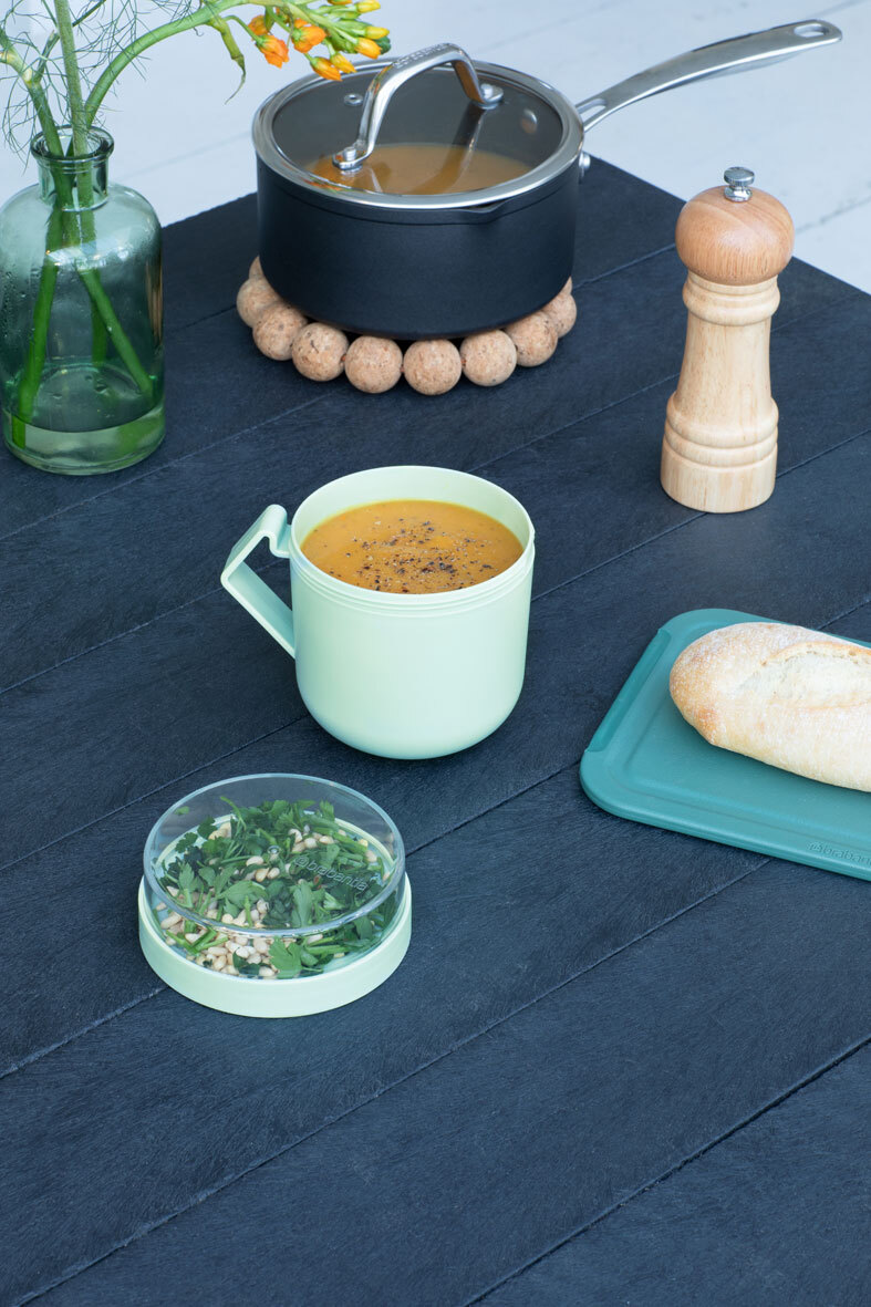 Суповая кружка Make & Take (0,6 л), пластик, Мятно-голубой, арт. 203862 - фото 4