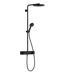 Hansgrohe Pulsify EcoSmart 24221670 Душевая система с термостатом (чёрный матовый) фото