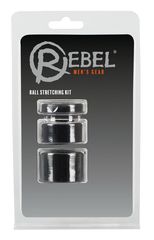 Набор из 3 колец для утяжки мошонки Rebel Ball Stretching Kit - 