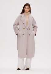 Пальто из кашемира и шерсти Double face