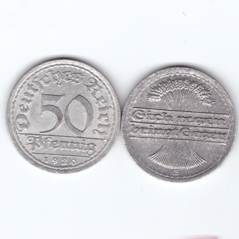 Германия 50 пфеннигов 1920