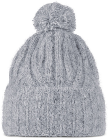 Картинка шапка вязаная Buff Hat Knitted Nerla Grey - 3