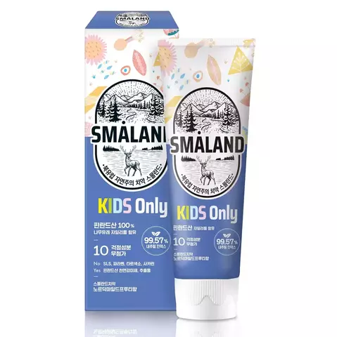 Детская зубная паста 6+ Smaland Nordic Mild Fruity Kids, 80гр