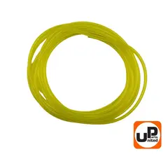Шланг топливный UNITED PARTS универсальный (3,2ммx5мм - 5метров) желтый прозрачный, ПВХ