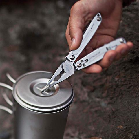 Мультитул Leatherman Sidekick + карабин, 14 функций, чёрный нейлоновый чехол (831439) | Multitool-Leatherman.Ru