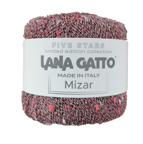 Пряжа Lana Gatto Mizar 9303 розовые брызги