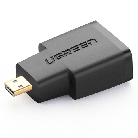 Адаптер UGREEN Micro HDMI Male to HDMI Female Adapter, черный