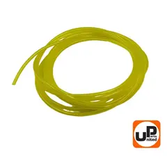 Шланг топливный UNITED PARTS универсальный (3,2ммx5мм - 5метров) желтый прозрачный, ПВХ