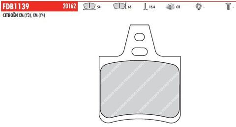 FDB1139 Тормозные колодки дисковые OE 'PREMIER'