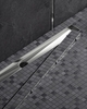 Timo DS230208/01 Душевой лоток Drain System 800 с двусторонней панелью "plate" под плитку, Сатин (DS230208/01)