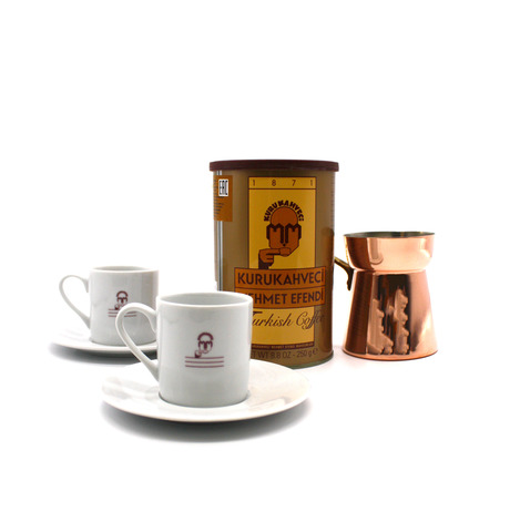 Подарочный набор Mehmet Efendi (кофе молотый 250 г, турка и чашки)