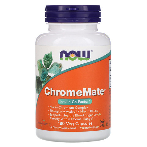 Now Foods, ChromeMate, 180 капсул