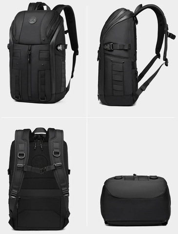 Картинка рюкзак городской Ozuko 9697 Black - 8