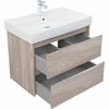 Aquanet 287885 Тумба Nova Lite 75 2 ящ. цв. орех светлый (287885)