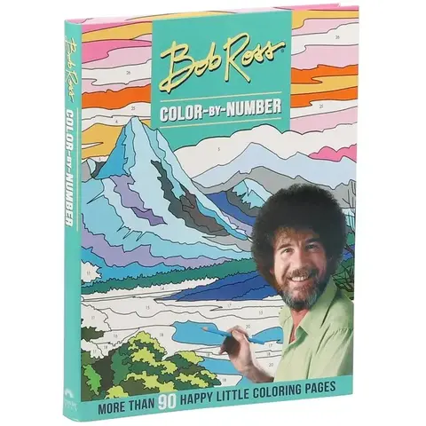 Bob Ross Color-By-Number (На Английском языке)