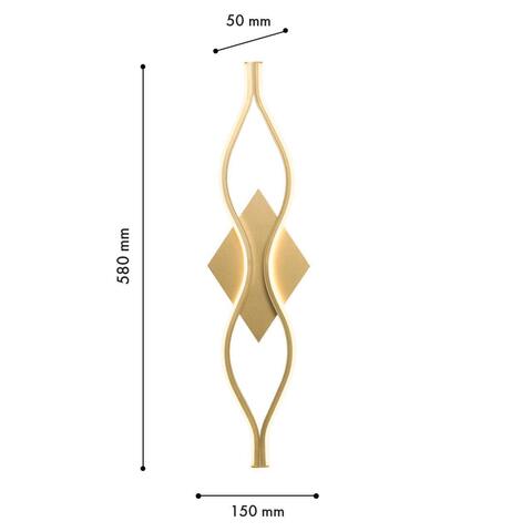Настенный светодиодный светильник Favourite Mebius 4741-1W